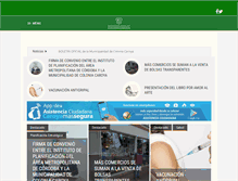Tablet Screenshot of coloniacaroya.gov.ar